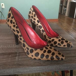 Nine West Cheetah Pumps